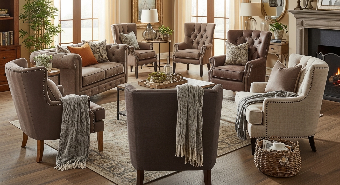 Classic Tufted Armchair Collection